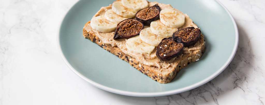 Loaded Almond Butter Toast with California Figs - California Figs - California Figs