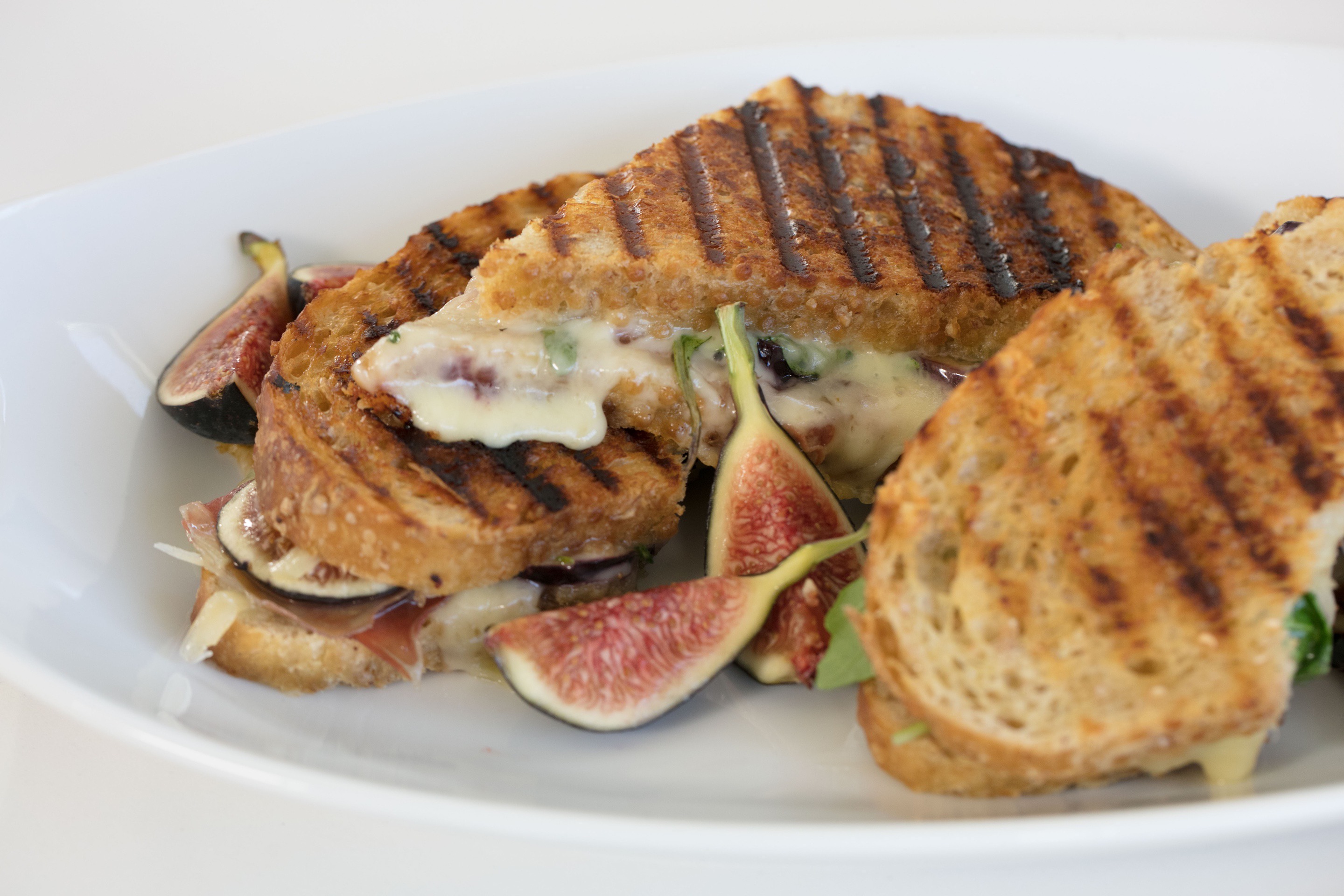 California Fig, Fontina and Prosciutto Panini California Figs