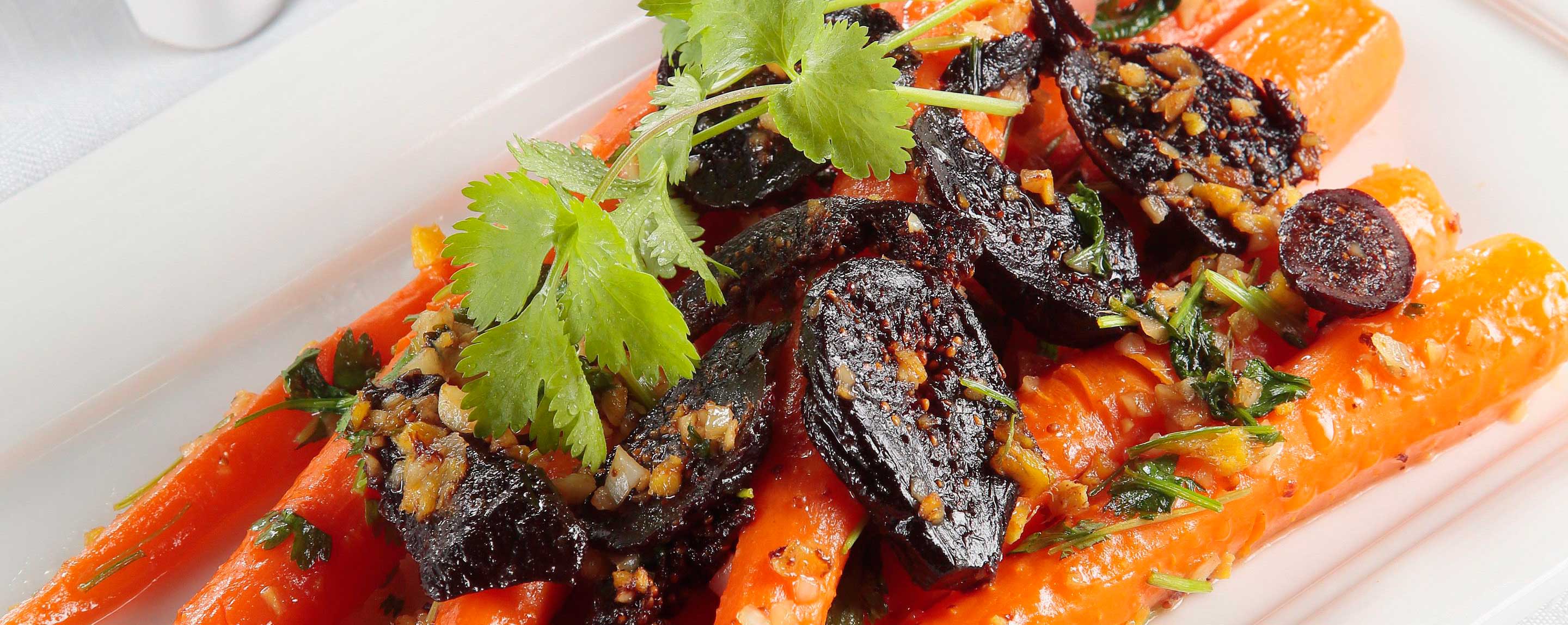 Baby Carrots with California Dried Figs & Ginger - California Figs - California Figs