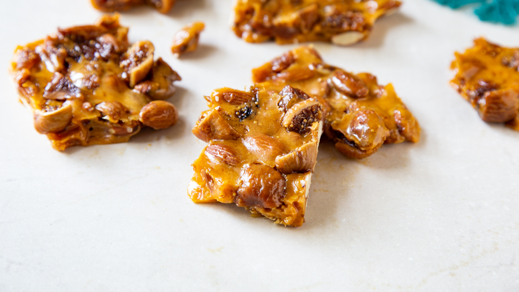 California Fig and Almond Brittle - California Figs - California Figs