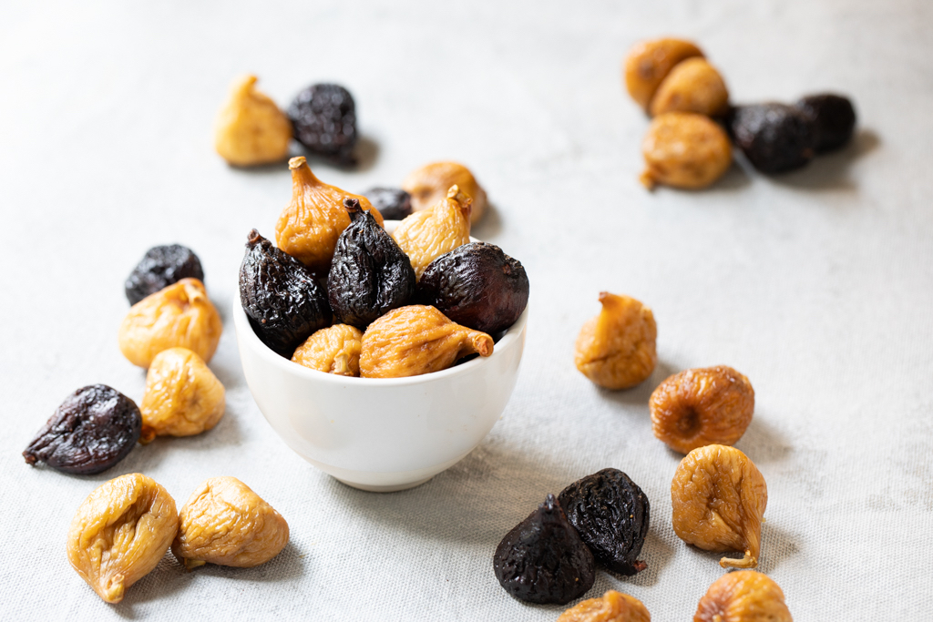 Brochette of Quail and California Figs with Winter Green Salad - California Figs - California Figs