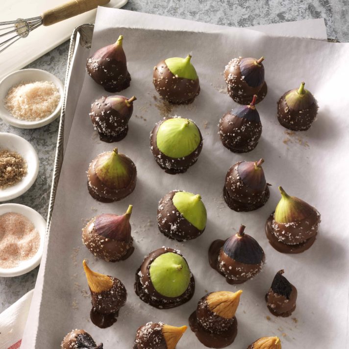 Chocolate Covered California Figs with Sea Salt