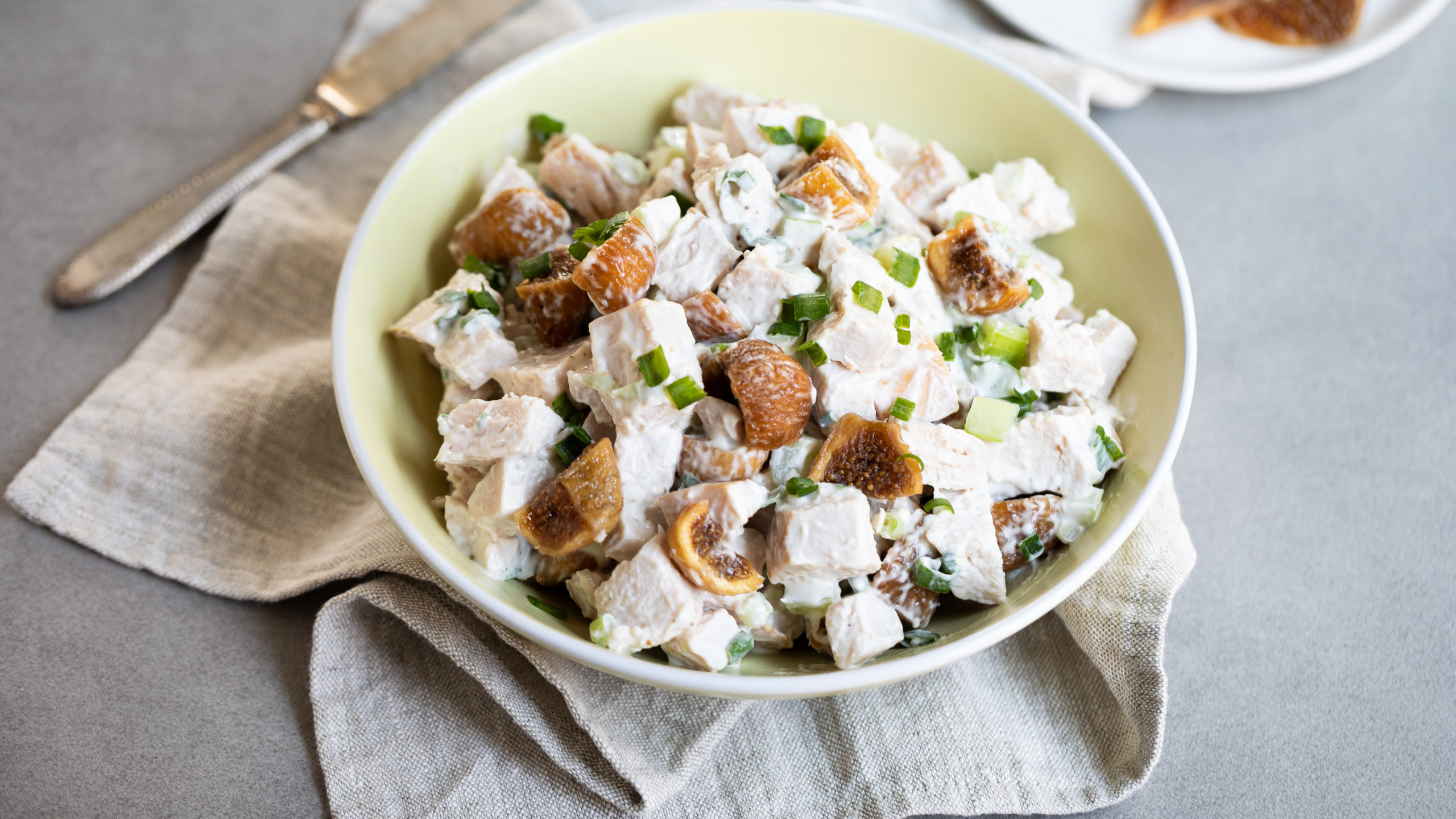 Rotisserie Chicken Salad with California Figs - California Figs - California Figs
