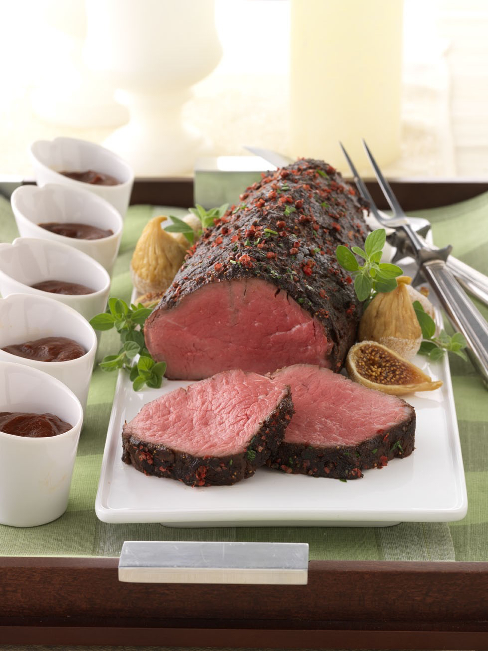 California FigCocoa Glazed Beef Tenderloin California Figs