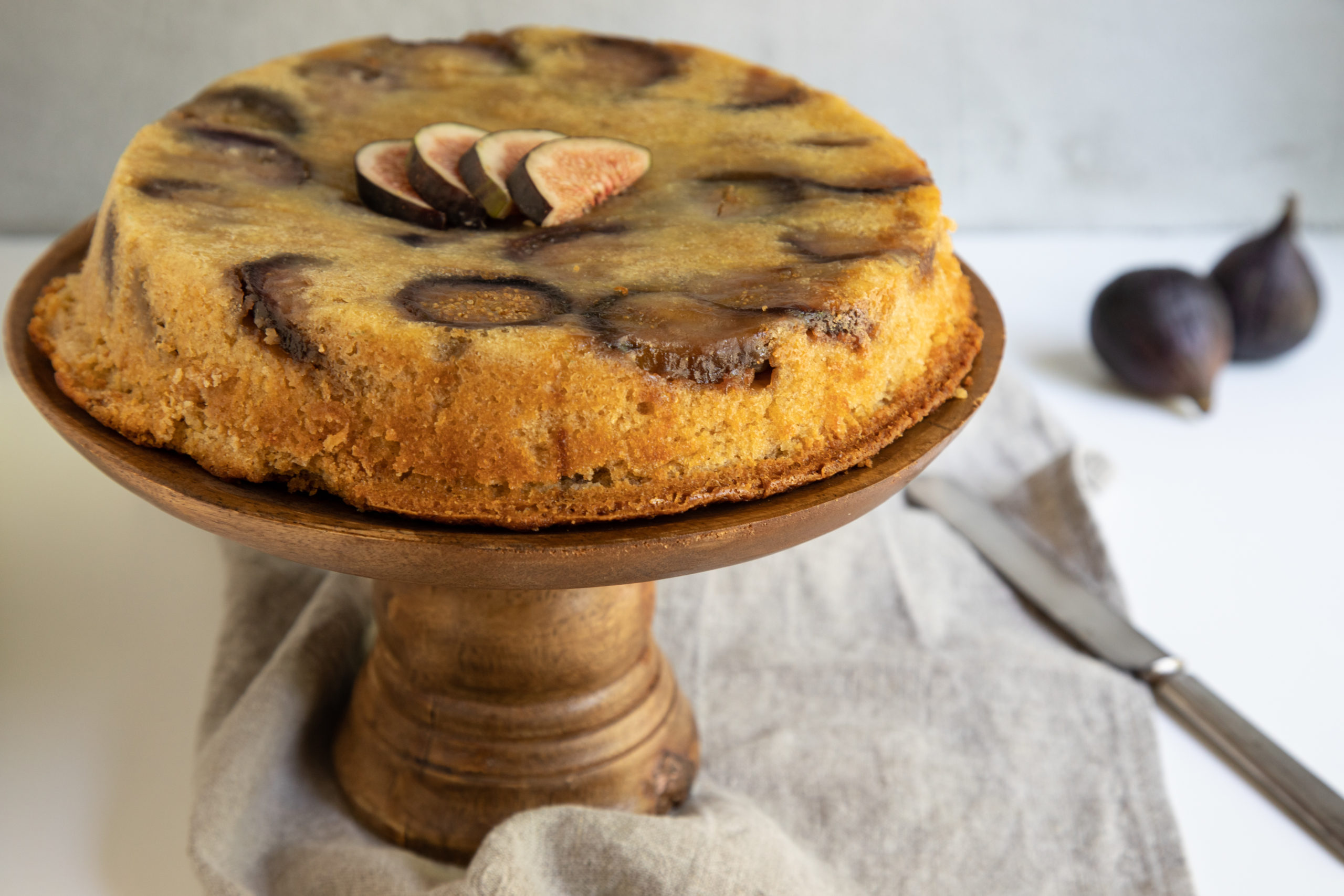 Olive Oil Lemon Cake with California Fresh Figs - California Figs - California Figs