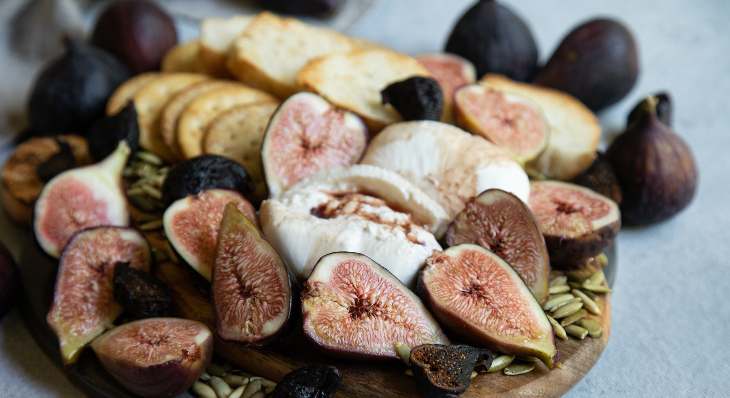 Burrata Cheese with California Fresh Fig Preserves - California Figs - California Figs
