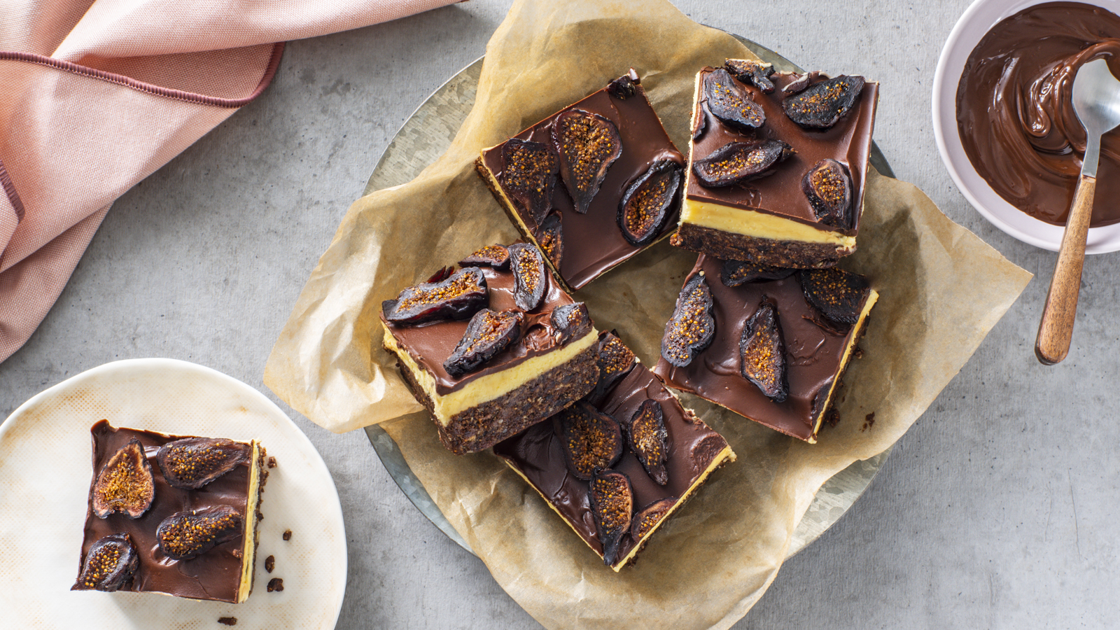 California Fig Nanaimo Bars - California Figs - California Figs