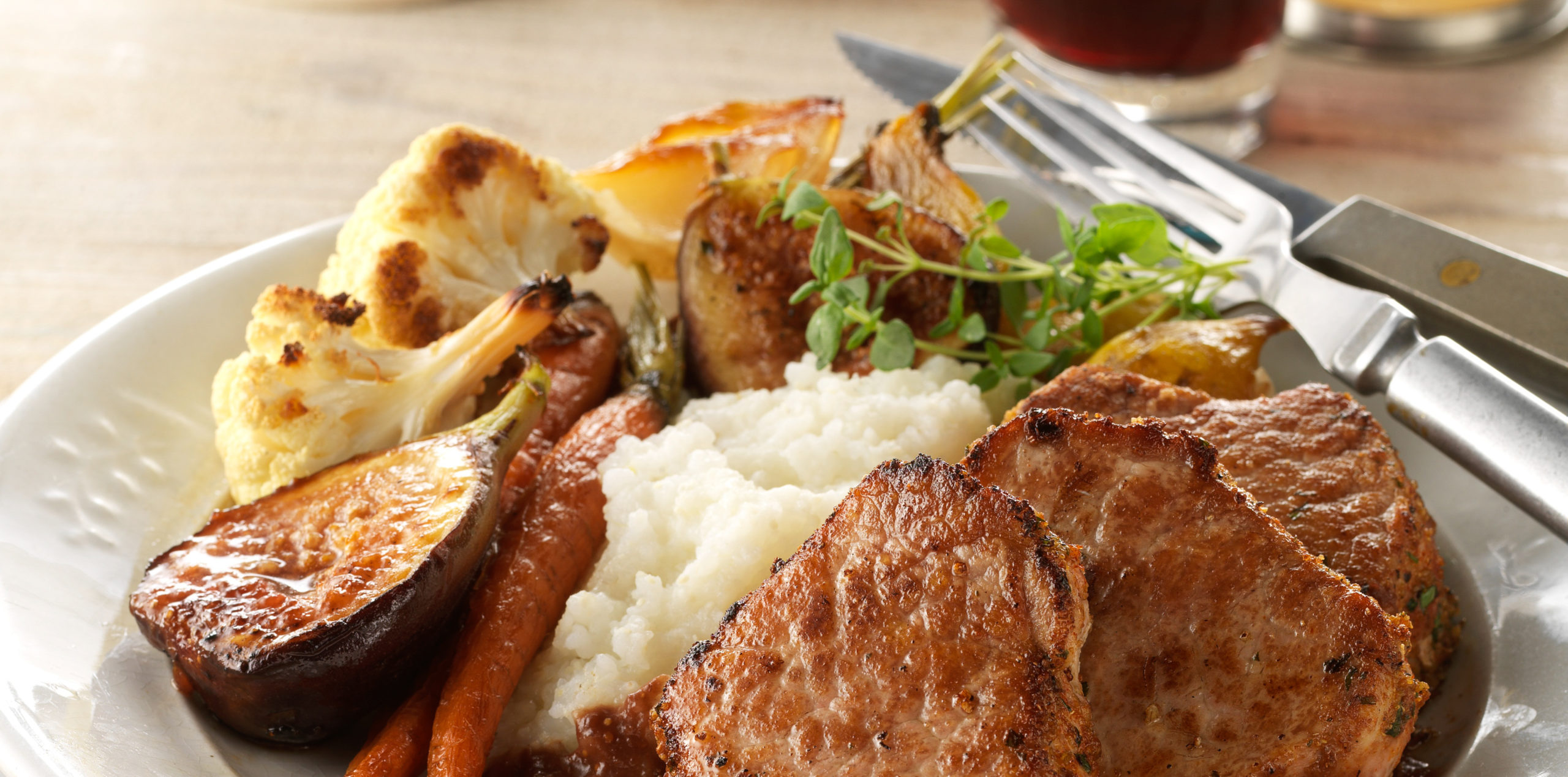 Roasted California Figs with Cauliflower and Carrots - California Figs - California Figs