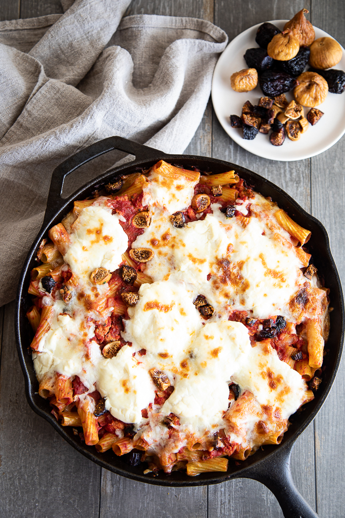 California Fig Baked Rigatoni With Italian Sausage And Ricotta ...