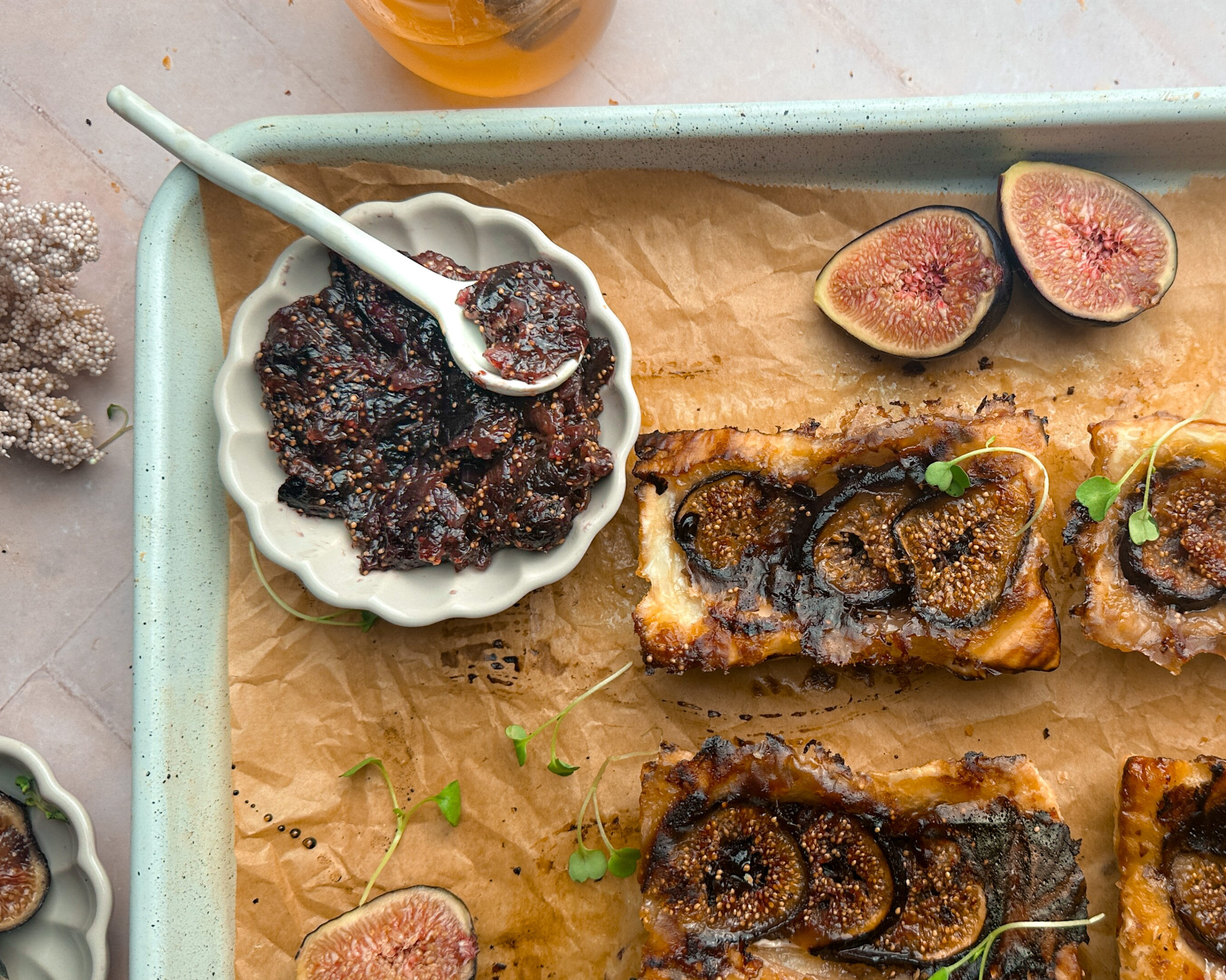 Upside Down Fig Pastries - California Figs - California Figs