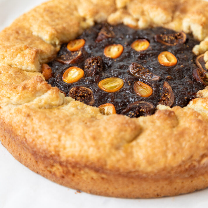 California Fig & Kumquat Crostata with Pistachio Cream