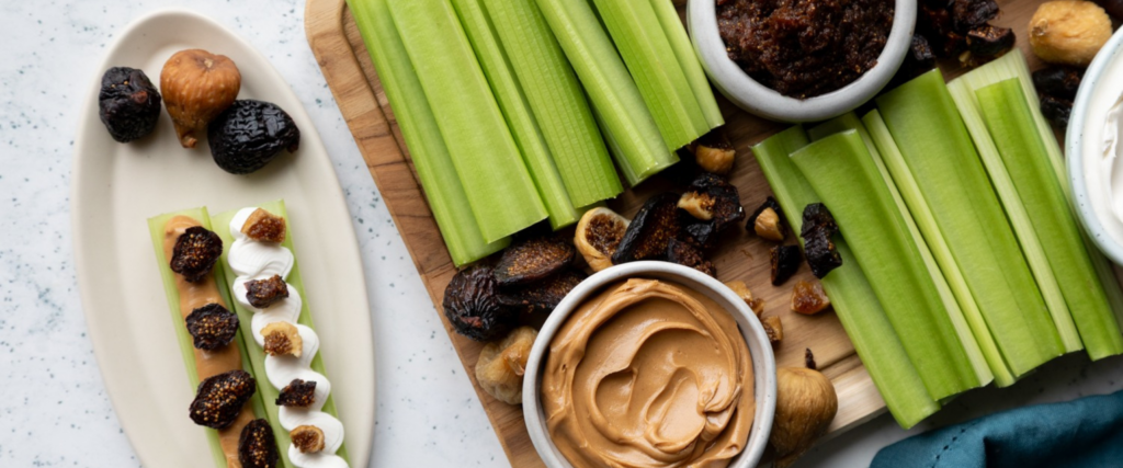 California Fig Stuffed Celery Board - California Figs - California Figs